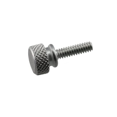 Thumb Screw, #4-40 Thread Size, Round Washer, Aluminum