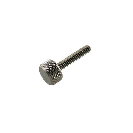 Thumb Screw, M5 Thread Size, Round, Plain Stainless Steel