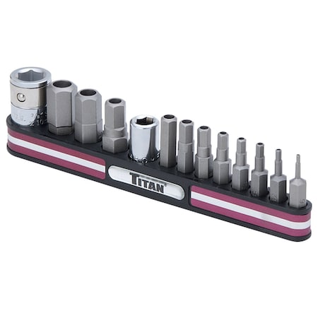 Tamper Resistant Hex Bit Set,13 Pcs.