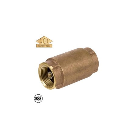 1-1/2 Brass Inline Check Valve