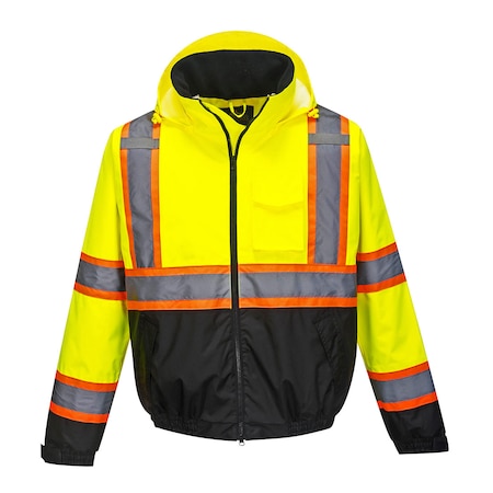 Hi-Vis 2in1 Bomber Jacket,L