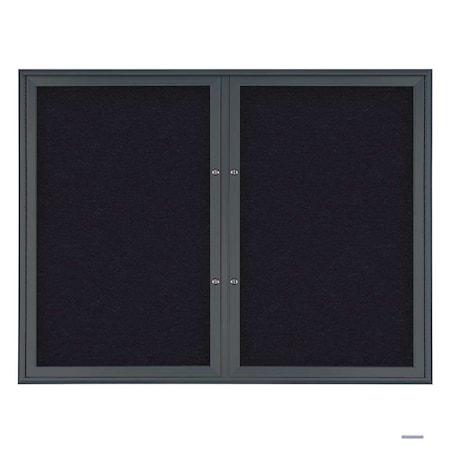 Double Door Radius Plus Corkboard,42X