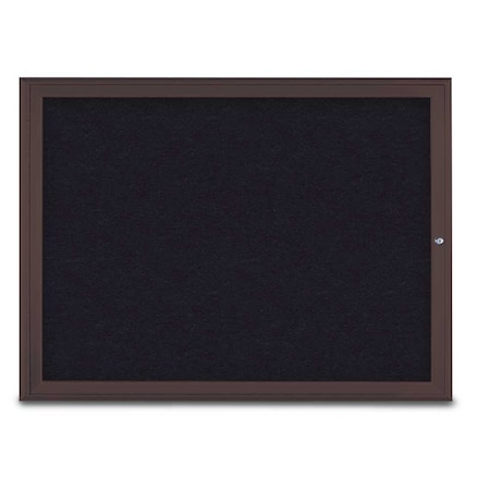 Single Door Radius Corkboard,48X36,B