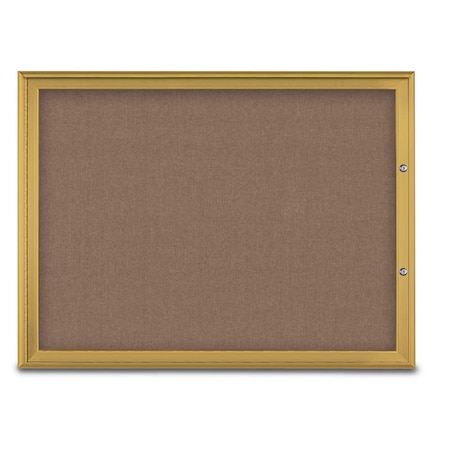 Single Door Radius Plus Corkboard,48X