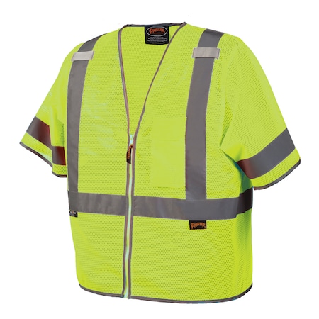 Short Sleeve Vest With 2 Tape,Green