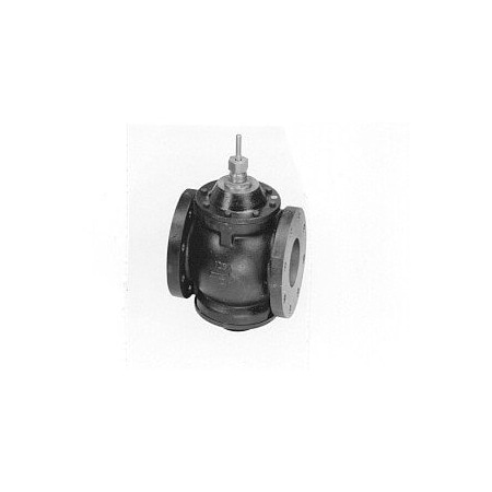 Globe Valve,2-Way,NC,4 In,Flanged