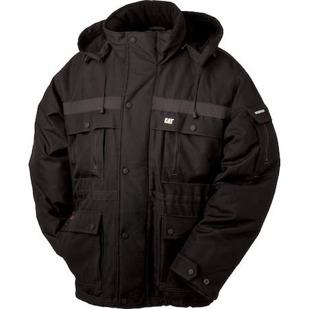Heavy Insulated Parka With Removable Hoo