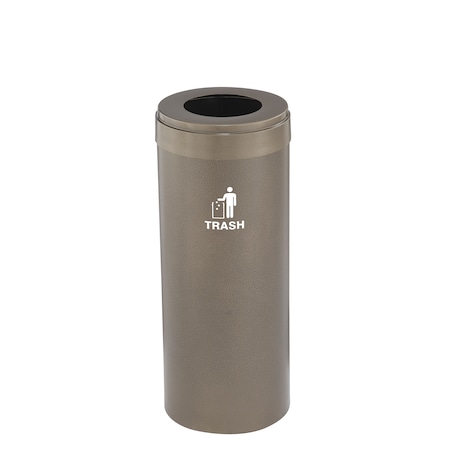 15 Gal Trash Can, Bronze Vein