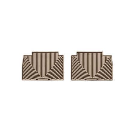 Rear Rubber Mats/Tan,W185TN