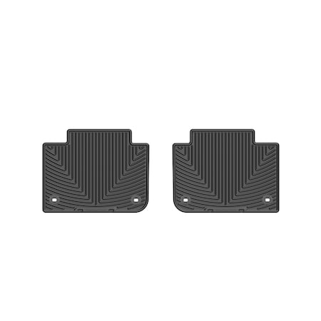 Rear Rubber Mats/Black,W280