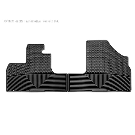 Front Rubber Mats/Black,W48