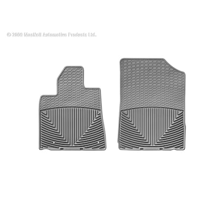 Front Rubber Mats/Grey,W76GR