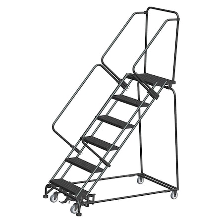 Lockstep Rolling Ladder,Steel,60 In.H