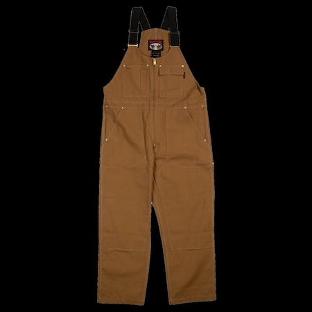 Deluxe Unlined Bib Overall,WB041-BROWN-