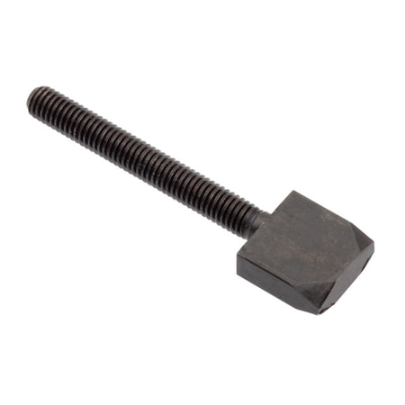 Thumb Screw, 1/4-20 Thread Size, Wing/Spade, Black Oxide Steel, 5/8 In Head Ht, 1 3/4 In Lg