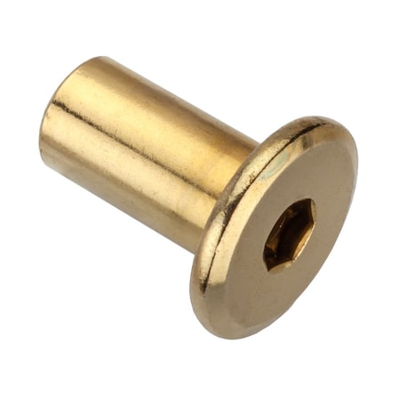 Rivet Nut, 1/4-20 Thread Size, 17mm L, Steel