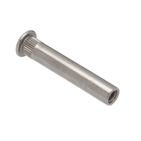 Arch Barrel, 1/4-20, 3 In Brl Lg, 3/8 In Brl Dia, 316 Stainless Steel Plain