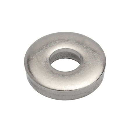 Flat Washer, Fits Bolt Size M8 ,316 Stainless Steel Plain Finish