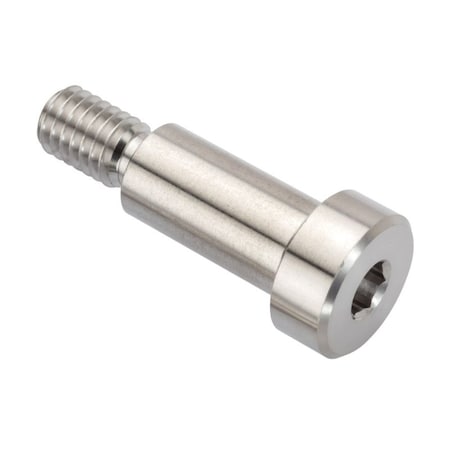 Shoulder Screw, 2A Thr Sz, 5/8 Thr Lg, 1 In Shoulder Lg, 316 Stainless Steel