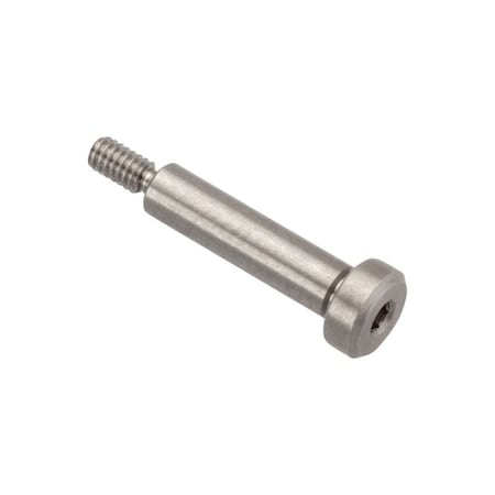 Shoulder Screw, 6g Thr Sz, 4mm Thr Lg, 12 Mm Shoulder Lg, 18-8 Stainless Steel