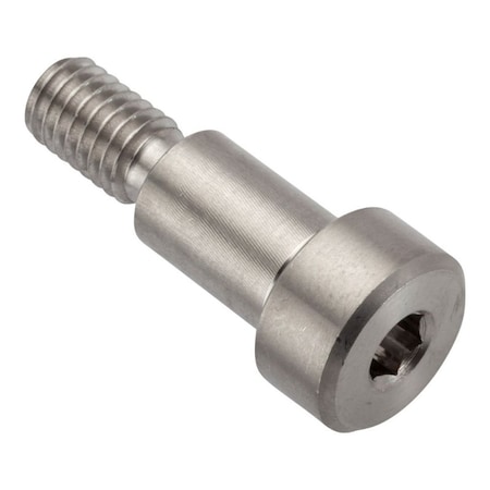 Shoulder Screw, 6g Thr Sz, 11mm Thr Lg, 12 Mm Shoulder Lg, 18-8 Stainless Steel