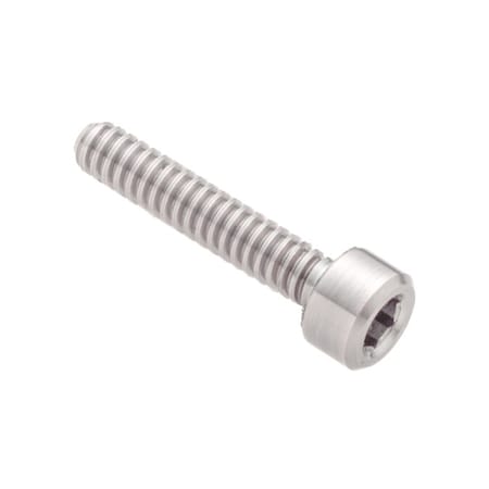 #8-32 Socket Head Cap Screw, Plain Aluminum, 1/2 In Length