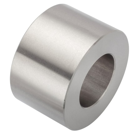 Round Spacer, 1 Screw Size, Plain 18-8 Stainless Steel, 1-1/4 Overall Lg, 1 In Inside Dia