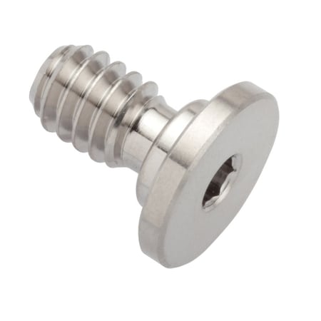 1/4-20 Socket Head Cap Screw, Plain Stainless Steel, 3/8 In Length