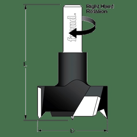 Cylinder (Hinge) Bit,16mm Dia.