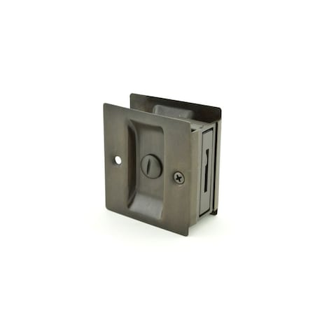 Privacy Pocket Door Lock Square Cutout For 1-3/8 Thick Door DB PC