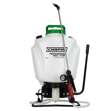 4 Gal. Tree And Turf Pro Commercial Sprayer, Polyethylene Tank, Cone, Fan Spray Pattern