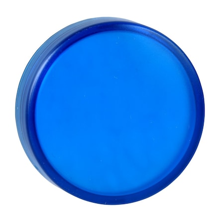 Blue Plain Lens For Circular Pilot Light