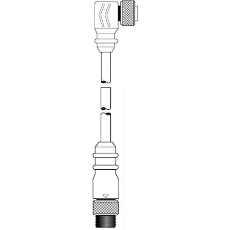 MIN-SYNC DBL END F 90 M STR 5 PL 3FT PVC