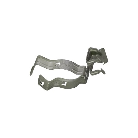 Flange Clip W/ Counduit Clip, Steel, Size 1/8-1/4, PK50