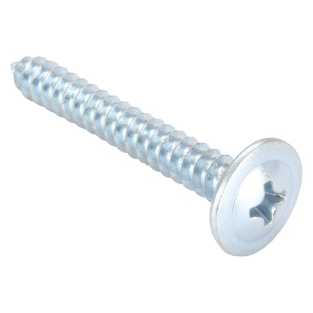 Sheet Metal Screw, #8 X 1-1/4 In, Zinc Plated Steel K-Lath Head Phillips Drive, 3500 PK