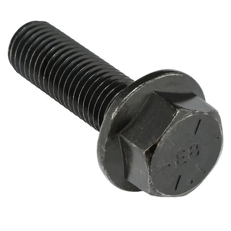 Grade 8, 3/4-10 Flange Bolt, Plain Steel, 2-1/2 In L, 15 PK