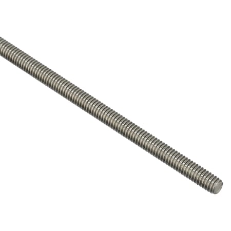 Fully Threaded Rod, 5/16-18, 3 Ft, Stainless Steel, 18-8, Plain Finish