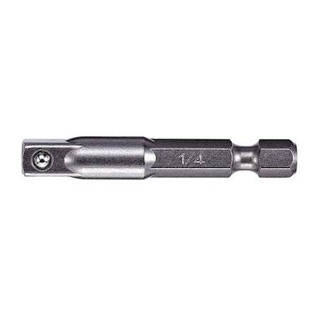 Male Adapter Extension Bit,1/4X6,Grey