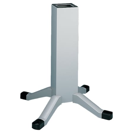 Pedestal With Legs, 26.00x4.00x4.00, Gray, Steel