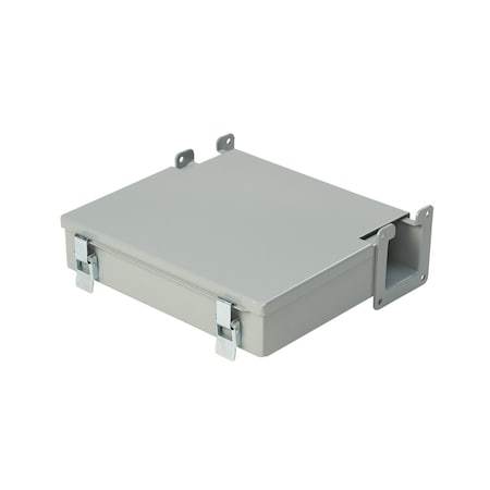 Junction Box,4.00x4.00,Gray,Steel