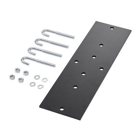 Rack-to-Runway Mounting Plate Kit,Black