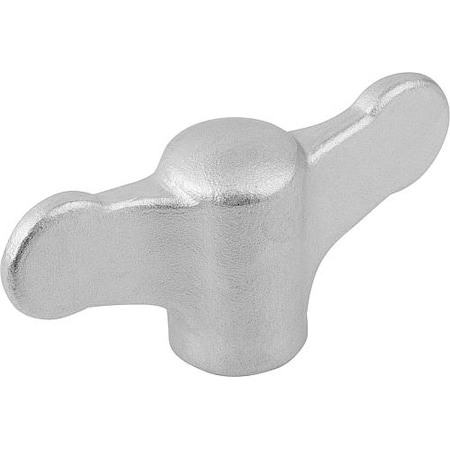Wing Grip D=M06 A=38 H=18 Stainless Steel 1.4308 Blasted