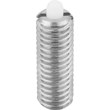 Spring Plunger Spring Force D=M16 L=32, Stainless Steel, Comp: Pin Pom