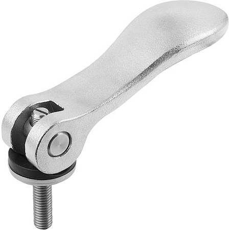 Cam Lever Adjustable, Stainless Steel Electropolished, Size: 0, 8-32X30, A=52,3, B=18