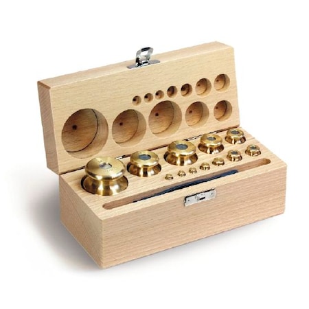 M1 1 Mg - 1 Kg Set Of Weights In Wooden