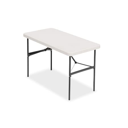 Rectangle IndestrucTableÂ® Commercial Folding Table, Platinum Granite - 30 X 72, 30 W, 72 L
