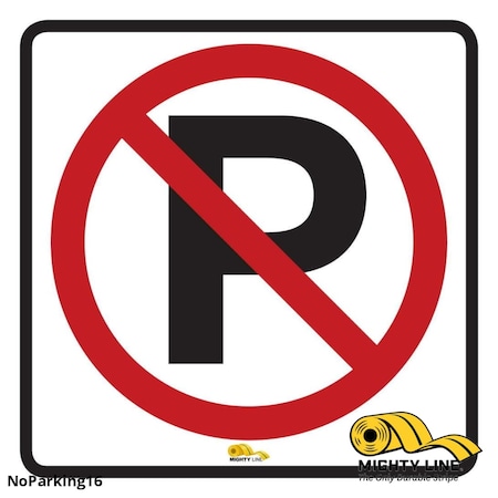 No Parking,Floor Sign,Industrial Stren, NOPARKING16