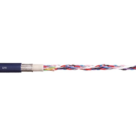 Data Cable,TPE,0.41 In Dia,Steel Blue