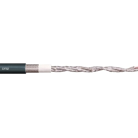 Data Cable,PUR,0.51 In Dia, Gray