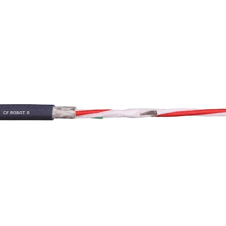 Bus Cable,PUR,50 V,0.37 In Dia,Blue